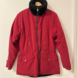 NILS Vintage Women's Red Ski Reversible Jacket